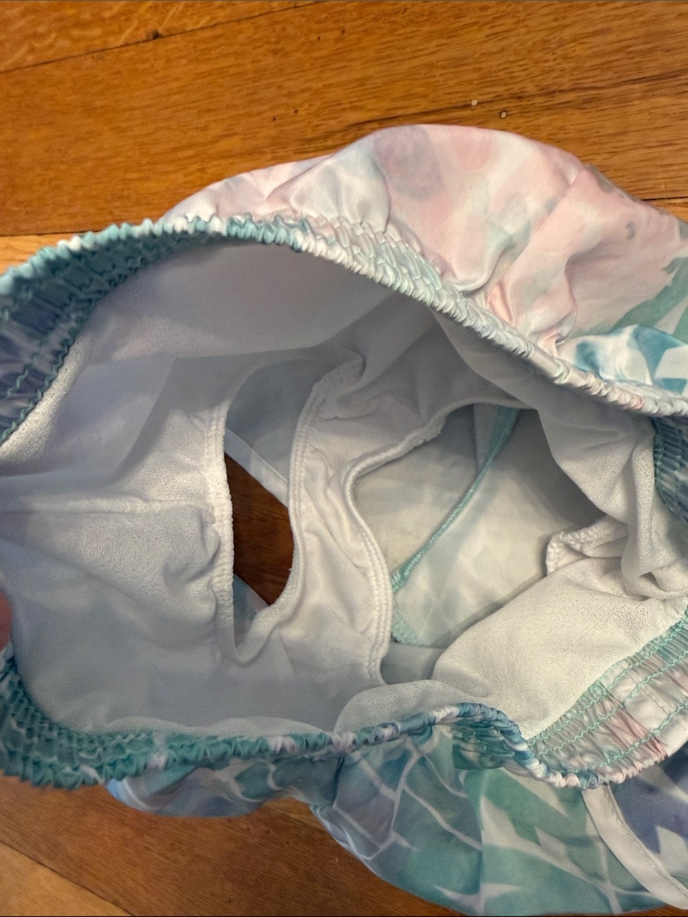 Nike Girls 5-6 Pastel Tie-Dye Athletic Shorts - Pink, Blue, Mint soccer running - Picture 4 of 5